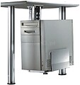 NewStar CPU-D200SILVER - Unidade de suporte do sistema - montável sob a mesa - prata