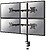NeoMounts by Newstar Flat : Screen Desk Mount (Clamp/Grommet FPMA-D550D4BLACK - imagem 1