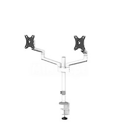 DS60-425WH2 : NEOMOUNTS SCREEN DESK MOUNT : (CLAMP+GROMMET)