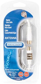 BANDRIDGE - Cabo Coaxial M-F 5m Br BVL8805