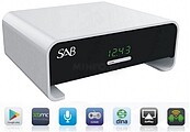 ANDROID-I-HD-WHITE : Receptor Satélite Full HD Ethernet (SMART BOX ANDROID) Branco - SAB