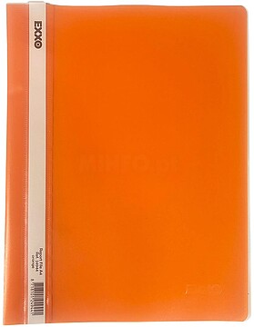 Classificador Capa Transparente Laranja 1un