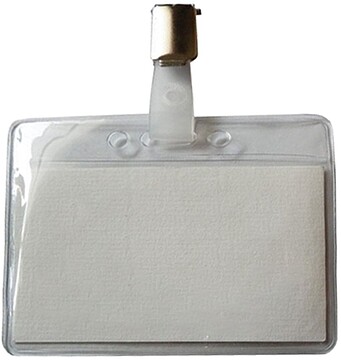 Porta Nomes Horizontal 60x90mm c/Mola 5un Porta Nomes Horizontal 60x90mm c/Mola 5un