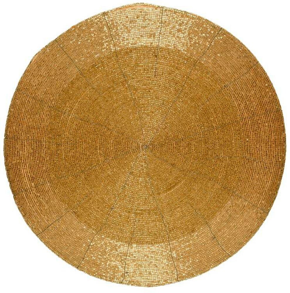 Salvamantel Redondo Ø35 cm Dorado G-72972