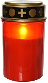 G-72957 : 72957 Vela funerária (cemitério) com luz led ali...