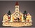 Cena de Cascanueces de Natal, 30x14x24,5cm G-72586 - imagem 1