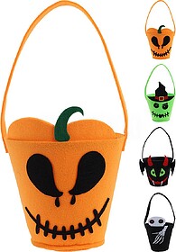 G-72485 : 72485 CESTA PARA RECOLHER DOCES DE HALLOWEEN, GOMA...