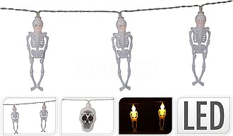 GRINALDA HALLOWEEN OLHOS A PILHAS 10 LED G-71847 : 71847