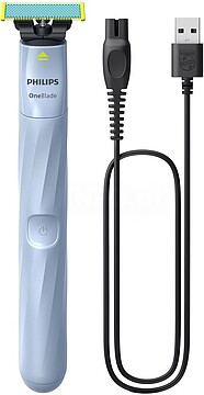 Aparador de Barba OneBlade OneBlade 1st Shave QP1324/20 (Azul Celeste) - PHILIPS