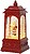 Farol de Água Papai Noel, 2 LEDs, 9 x 9 x 20,50 cm G-72684 - imagem 1