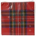 Guardanapos de Papel Estampados Verde/Vermelho 33 x 33 cm G-72600