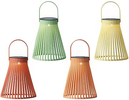 G-30016: 30016 FAROL SOLAR DE PLÁSTICO 4 CORES SORTIDAS