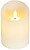 Vela de cera led, com topo curvo, cor cremea, ø7,5 x 10,5 cm G-71546 - imagem 1