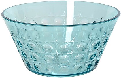 G-77919 : 77919 TÁCIO AZUL REDONDO COM DESIGN DE BOLAS