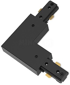 30307 CONECTOR EM L NO SENTIDO ANTI-HORÁRIO EASYLINK, PRETO