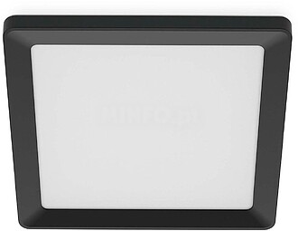 30189 PLAFON QUADRADO PRETO VALEN, 17 W, 2050 Im, 2200-6500 ...