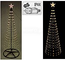 Árvore de Natal 550 LED RGB Preto Exterior 300 cm G-72892