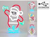 Figura de néon com motivos natalinos, vários modelos G-72906