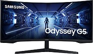 Monitor Samsung 34” Gaming Odyssey G5 G55T Ultra Wqhp Curvo ``` LC34G55TWWPXEN: Monitor Samsung 34” Gaming Odyssey G5 G55T Ultra Wqhp Curvo ```