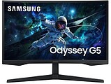Monitor Samsung Odyssey G5 27” LED VA Curvo QHD 165Hz FreeSync - Resposta 1ms - Ângulo de Visão 178º - HDMI, DisplayPort - VESA 75x75mm