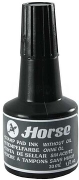 Tinta para Tampo de Cavalo 30ml - Sem Óleo - Preta 251102