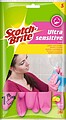 Luvas Scotch-Brite Ultra-Sensíveis Multiusos - Tamanho S - Perfumadas - Cor Rosa 7100144146