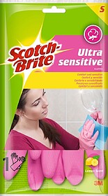 Luvas Scotch-Brite Ultra-Sensíveis Multiusos - Tamanho S - ...