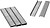 Agrafes para agrafador N.º 3. Tamanho 4 mm. (Pacote 1.000 unidades) Agrafes N.º 3 Para Agrafador Manual/ Elétrico Agrafes N.º 3 - 4 mm. (1.000 unidades) - imagem 1