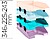 Bandeja Secretaria Exacompta P Bandeja Secretaria Exacompta Plastico Aquarel Set de 4 Bandejas Combo Midi Cores Pastel 346X225X243 MM 113296SETD - imagem 1