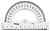 Transferidor Cristal Aristo Geocollege AR23301 180Graus 10cm Transferidor Cristal Aristo Geocollege AR23301 180Graus 10cm - imagem 1