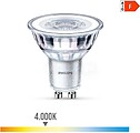 Lâmpada GU10 LED 4,6W 390lm 4.000K Luz Dia Phili EDM93025