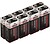 Pilhas 6LR61 Warriors Alcalina Pack de 8 Pilhas X001RYIUGH - imagem 1