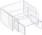 Pack de 3 Expositores Elevados de Metacrilato 3mm G-02488