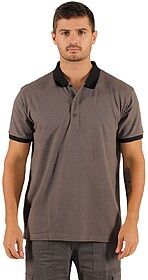 BC210 2C Polo Belcamp Bicolor tam: S cor: Preto/Cinza Carvã...