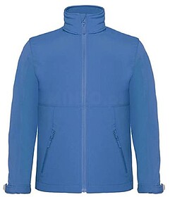 BC5600566D7_8 Hooded Softshell Kids : Azure 7_8 Parka B&C Ho...