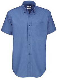 BC56006264S Oxford : Azul Royal S Camisa B&C Oxford manga cu...
