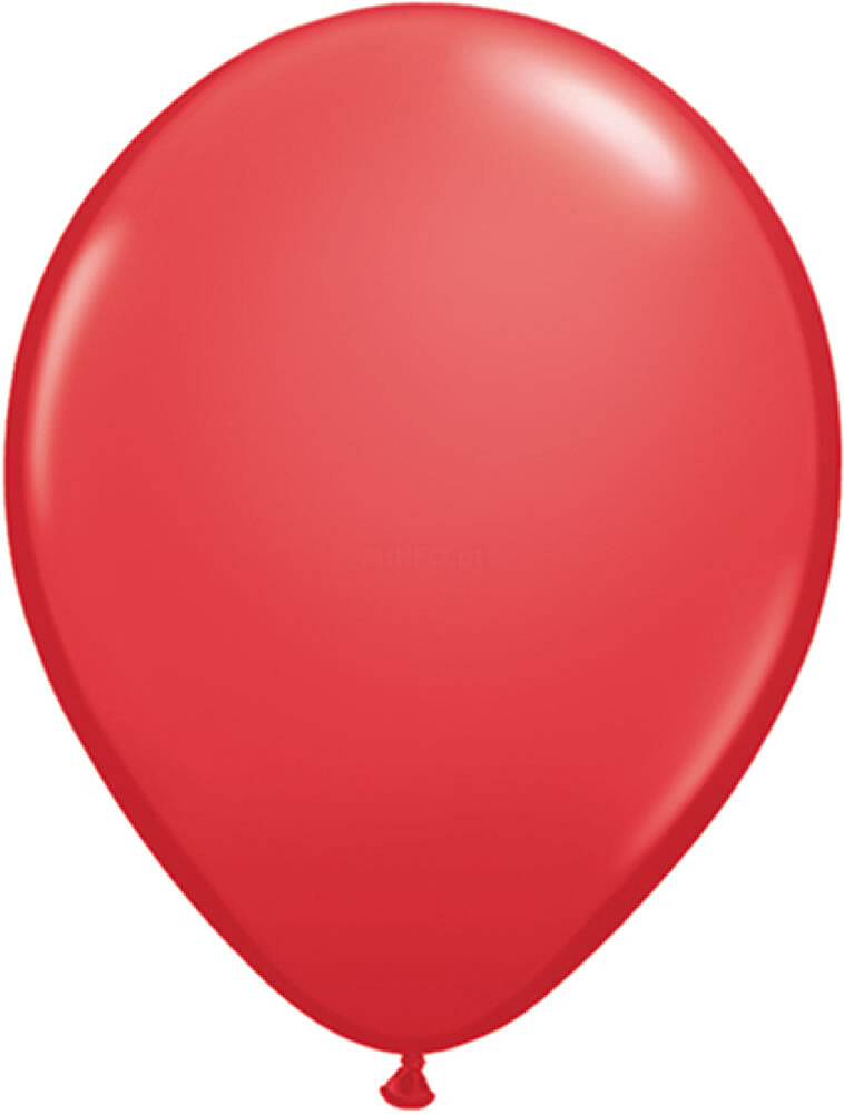 Balões Latex 11”/29 cm : Cor Vermelho : Saco 100 unidades S/Impressão