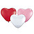 Corações 11”/ 28cm 4Party : Rosa: Sacos 100 unidades - imagem 1