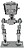 Maqueta 3d Metal Fascinations Star Wars At-st Montagem Sem Cola Nem Soldadura Maquetas 3d MMS261C2 - imagem 2