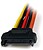 Cable 0 15M Divisor Corriente : SATA Splitter Latch 2X Hembra in - imagem 2