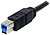 Cable USB 3.0 Superspeed 3M : a Macho a B Macho Color Negro str-USB3SAB3MBK - imagem 2
