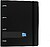 Oxford Europeanbinder Live & Go Pasta de 4 Argolas Formato A4+ com Recarga Quadriculada 5x5mm e 4 Furos - Tampa de Plástico Resistente - Fecho com Borracha Elástica - Cor Preta 400119071 - imagem 2