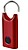 Lexon - Cadeado Nomaday Lock (dark red) SS56340 - imagem 2