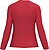 T-shirt de manga comprida decote V senhora K382 - imagem 2