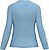 T-shirt de manga comprida decote V senhora K382 - imagem 2