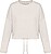 Sweatshirt eco-respons’ável decote redondo oversize crop de senhora NS429 - imagem 2