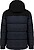 Parka acolchoada com capuz bicolor unissexo K6163 - imagem 2