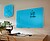 Quadro de Parede (Quadro Branco) Vidro/ Magnetico 80X60 CM Azul calmo 70430061 - imagem 2