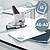 Furador Leitz Mod. 5180 - 65 fls : azul es51800035 - imagem 2