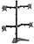 Suporte para Secretária com 4 Monitores 17”-32” Rotação 360º com Base 650159 650127 - imagem 2